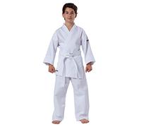 Kwon Kampfsportanzug Karate Basic Costume Mixte Enfant, Blanc, 110