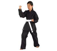 Kwon Kimono de karaté pour Enfant Karatea Shadow Noir Noir 120 cm