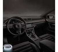 Kwoxet LED Voiture Interieur, USB EL Wire Auto 5m/16.4ft Eclairage d'ambiance 5v Eclairage Intérieur LED de Voiture,Convient Pour Les Interstices du Ableau de Bord (Blanc)