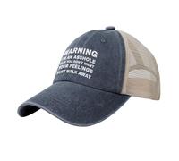 KWQDOZF Attention, Je suis Un Connard, Donc si Vous ne Voulez Pas de Votre Chapeau Feelingstrucker pour Femme Graphique