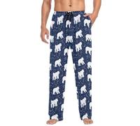 KWQDOZF Bas de pyjama Polaris Ours Mignons, modèle basique léger pour dormir et se détendre