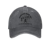 KWQDOZF Bigfoot m'a vu, mais Personne ne Le croit 3 Casquette de Baseball Vintage délavée pour Hommes et Femmes, Casquette de camionn