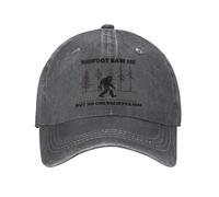 KWQDOZF Bigfoot m'a vu, mais Personne ne Le croit1 Casquette de Baseball Vintage délavée pour Hommes et Femmes, Casquette de camionne