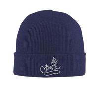 KWQDOZF Bonnet d'hiver en Tricot Souple avec Inscription « C'est Wells avec Mon âme » pour Homme et Femme, Noir