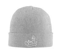 KWQDOZF Bonnet d'hiver en Tricot Souple avec Inscription « C'est Wells avec Mon âme » pour Homme et Femme, Noir