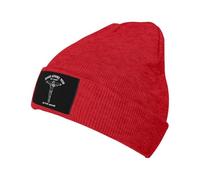 KWQDOZF Bonnet d'hiver « Jésus t'aime, mais Je ne Vais Pas toi-même » pour Homme et Femme, Bonnet de Ski tricoté, Noir