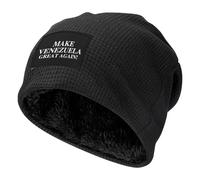 KWQDOZF Bonnet d'hiver Make Venezuela Great Again, doublé Polaire, Doux et Chaud, en Maille, Style Chaussette de Ski à Revers
