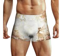 KWQDOZF Boxer pour Homme avec imprimé Fleurs de fée Elfe et caleçon Boxeur Extensible Doux