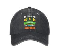KWQDOZF Cadeaux d'anniversaire Amusants 4e Il m'a Fallu 4 Ans pour Avoir Une si Belle Apparence Casquette de Baseball Vintage délavée