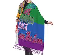 KWQDOZF Cadeaux pour maman bonus, Fierté LGBTQ+ Ils lui ont chuchoté : Tu ne peux pas résister à la tempête. Elle est de retour. Je suis la tempête. Écharpes, châles et étoles