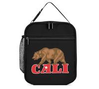 KWQDOZF Cali Bear Sac à lunch portable, fourre-tout, réutilisable, étanche, isotherme, pour le travail, la plage, le pique-nique