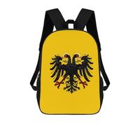 KWQDOZF Carte du Saint-Empire romain germanique, sac à dos classique 17 pouces, sac de voyage décontracté avec bandoulière réglable pour hommes et femmes