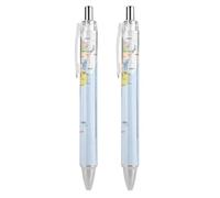 KWQDOZF Cartes d'Argentine, stylos à bille rétractables noirs, pointe moyenne