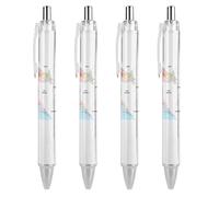 KWQDOZF Cartes de Croatie, stylos à bille rétractables noirs, pointe moyenne