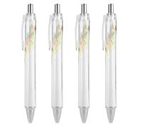 KWQDOZF Cartes de Cuba, stylos à bille rétractables noirs, pointe moyenne