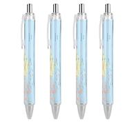 KWQDOZF Cartes de Singapour, stylos à bille rétractables noirs, pointe moyenne