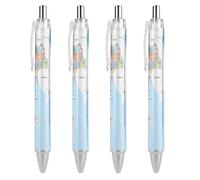 KWQDOZF Cartes de Thaïlande, stylos à bille rétractables noirs à clic, pointe moyenne