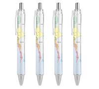 KWQDOZF Cartes du Myanmar, stylos à bille rétractables noirs, pointe moyenne