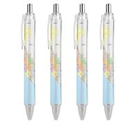 KWQDOZF Cartes du Pérou, stylos à bille rétractables à clic noir, pointe moyenne