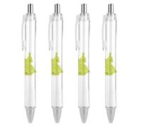 KWQDOZF Cartes du Soudan du Sud, stylos à bille rétractables noirs, pointe moyenne