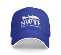 KWQDOZF Casquette de Baseball Ajustable avec Drapeau de la Fédération Nationale de la Dinde Sauvage (NWTF), Style Camionneur, pour Ho