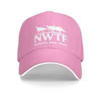 KWQDOZF Casquette de Baseball Ajustable avec Drapeau de la Fédération Nationale de la Dinde Sauvage (NWTF), Style Camionneur, pour Ho