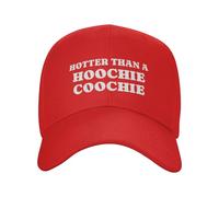 KWQDOZF Casquette de Baseball Ajustable Hotter Than A Hoochie Coochie pour Hommes et Femmes