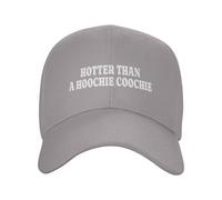 KWQDOZF Casquette de Baseball Ajustable Hotter Than A Hoochie Coochie pour Hommes et Femmes