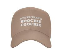KWQDOZF Casquette de Baseball Ajustable Hotter Than A Hoochie Coochie pour Hommes et Femmes