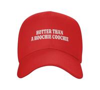KWQDOZF Casquette de Baseball Ajustable Hotter Than A Hoochie Coochie pour Hommes et Femmes