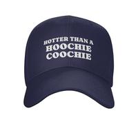 KWQDOZF Casquette de Baseball Ajustable Hotter Than A Hoochie Coochie pour Hommes et Femmes