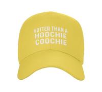 KWQDOZF Casquette de Baseball Ajustable Hotter Than A Hoochie Coochie pour Hommes et Femmes