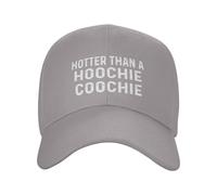 KWQDOZF Casquette de Baseball Ajustable Hotter Than A Hoochie Coochie pour Hommes et Femmes