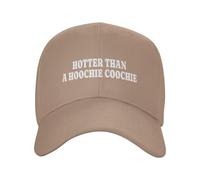 KWQDOZF Casquette de Baseball Ajustable Hotter Than A Hoochie Coochie pour Hommes et Femmes
