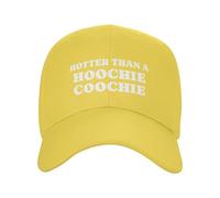KWQDOZF Casquette de Baseball Ajustable Hotter Than A Hoochie Coochie pour Hommes et Femmes
