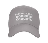 KWQDOZF Casquette de Baseball Ajustable Hotter Than A Hoochie Coochie pour Hommes et Femmes
