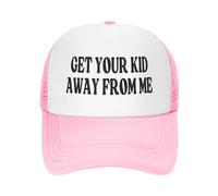 KWQDOZF Casquette de Baseball « Gardez Votre Enfant Loin de Moi » pour Homme et Femme, Noire