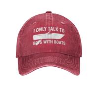 KWQDOZF Casquette de Baseball « Je ne Parle qu'aux garçons avec des Bateaux » pour Femme