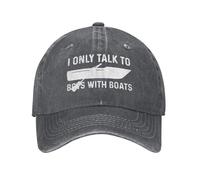 KWQDOZF Casquette de Baseball « Je ne Parle qu'aux garçons avec des Bateaux » pour Femme