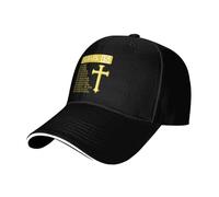 KWQDOZF Casquette de Baseball « Jésus est Mon Tout, Mon Tout » pour Homme et Femme, Ajustable, légère, Classique, Camionneur, Papa, é