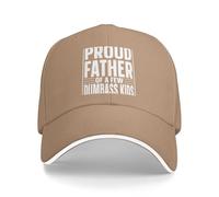 KWQDOZF Casquette de Baseball pour Femme, fière Papa de Quelques Enfants stupides