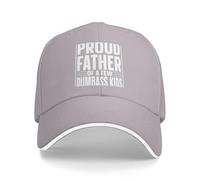 KWQDOZF Casquette de Baseball pour Femme, fière Papa de Quelques Enfants stupides