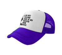 KWQDOZF Casquette de Baseball pour Femme « I'mYelling This is My Soccer Mom Voice », Style Trucker Original, Ajustable.
