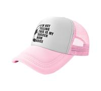 KWQDOZF Casquette de Baseball pour Femme « I'mYelling This is My Soccer Mom Voice », Style Trucker Original, Ajustable.