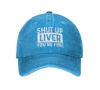 KWQDOZF Casquette de Baseball pour Homme, Shut Up Liver You're Fine