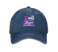 KWQDOZF Casquette de Baseball pour la Sensibilisation à la maladie d'Alzheimer, Chapeau de Cowboy, Chapeau de Voyage pour Camionneur