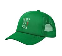 KWQDOZF Casquette de Camionneur en Maille Amusante God's Children areSale, pour Femmes et Hommes, idéale pour la randonnée d'été, Les