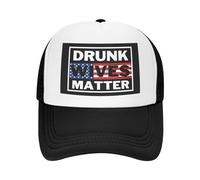 KWQDOZF Casquette en Maille « Les Femmes ivres comptent » - Cadeau de Saint-Valentin - Casquette de Baseball Humoristique pour Hommes