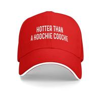 KWQDOZF Casquette Hotter Than A Hoochie Coochie, Casquette de Baseball Unisexe Style Trucker