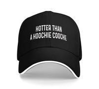 KWQDOZF Casquette Hotter Than A Hoochie Coochie, Casquette de Baseball Unisexe Style Trucker